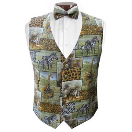 Safari Vest and Tie Set