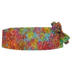 Mardi Gras Batik Cummerbund and Bow Tie Set