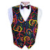 Mardi Gras Serpentine Vest and Bow Tie Set