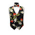 Hawaiian Flowers of Paradise Tuxedo Vest and Bow Tie Set
