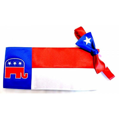 Vote Republican Cummerbund and Bow Tie Set