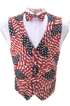 Stars and Stripes Vest and Tie Set