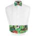 Tropical BirdsCummerbund and Bow Tie Set