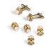 Rhinestone Knot Cufflinks and Studs