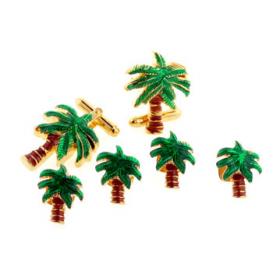 Palm Trees Cuffllinks and Studs