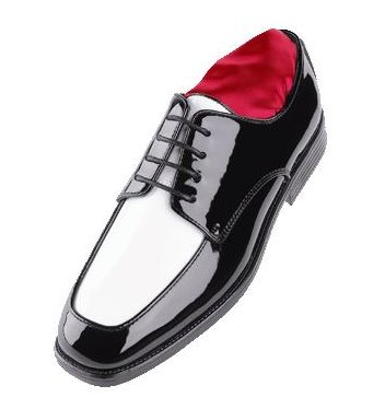 two tone tuxedo shoes