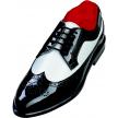 Two Tone Wing Tip After Six Formal Tuxedo Shoes