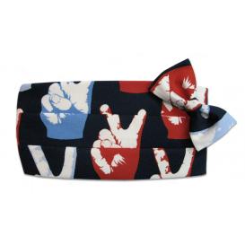 Pop Art Peace Cummerbund and Bow Tie Set