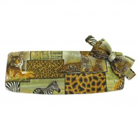 Safari Cummerbund and Bow Tie Set