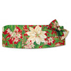 Christmas Poinsettia Cummerbund and Tie Set