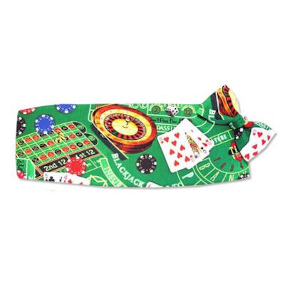 Las Vegas Table Games Cummerbund and Tie Set