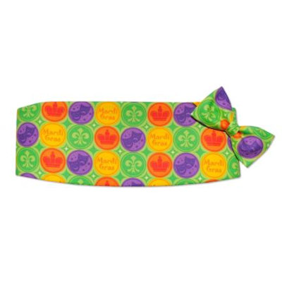 Mardi Gras Coins Cummerbund and Tie