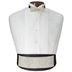 Rhinestone Glitz Cummerbund and Tie Set 
