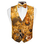 Jungle Animals Vest and Bow Tie Set