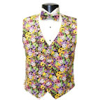 Big Easy Masks Mardi Gras Tuxedo Vest and Tie Set