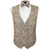 Cheetah Tuxedo Vest and Tie