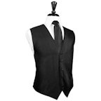 Faille Silk Vest and Tie Set