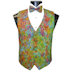 Mardi Gras Batik Vest and Bow Tie Set