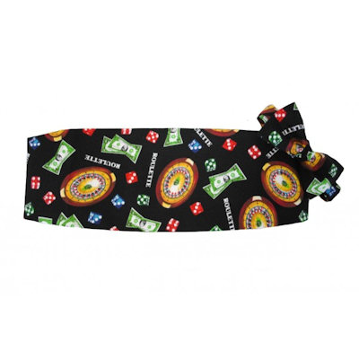 Las Vegas Roulette Cummerbund and Tie