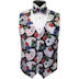 Five Card Stud Poker Vest and Bow Tie Set