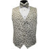 Snow Cheetah Tuxedo Vest and Tie