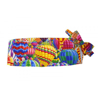 Hot Air Balloon Festival Cummerbund and Bow Tie Set