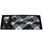 Stafford Plaid Cummerbund and Tie