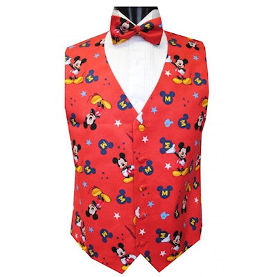 Mickey Mouse Superstar Tuxedo Vest and Bow Tie Set