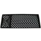 Mardi Gras Black And White Fleur De Lis Cummerbund and Bow Tie