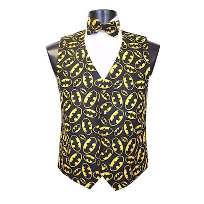 Batman The Dark Night Tuxedo Vest and Bow Tie Set