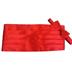 Big and Tall Red Silk Cummerbund and Bow Tie Set