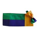 Mardi Gras Block Party Cummerbund and Bow Tie Set