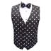 Mickey Mouse Black Silhouette Vest and Bow Tie