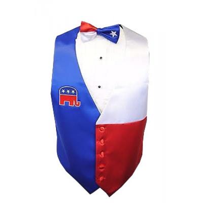 Vote Republican Vest and Bow Tie Set