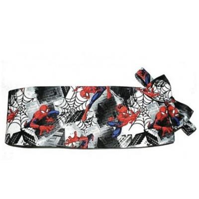 Spiderman Cummerbund and Bow Tie Set