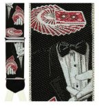 Card Shark Silk Suspenders
