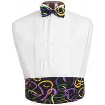 Fat Tuesday Cummerbund and Bow Tie Set