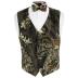 Mossy Oak Tuxedo Vest and Bow Tie Set