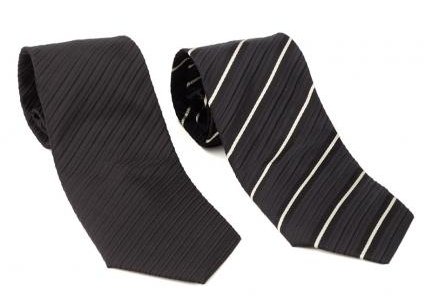 Joseph Abboud Black Silk Necktie