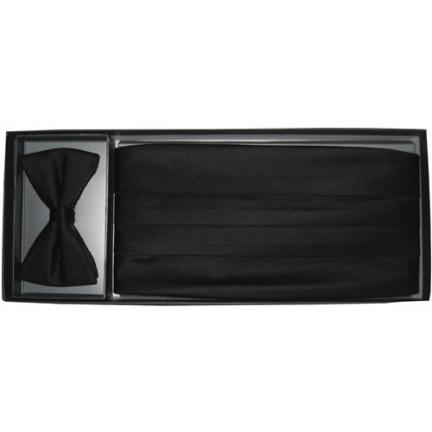 Perry Ellis Grosgain Cummerbund and Bow Tie Set