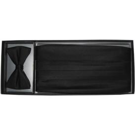 Perry Ellis Grosgain Cummerbund and Bow Tie Set