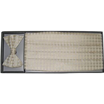 Perry Ellis Signature Dot Cummerbund and Bow Tie Set