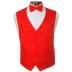 Red Heart Tuxedo Vest and Bow Tie Set