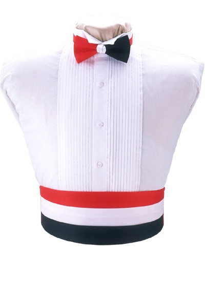 Red, White, and Blue Cummerbund and Tie Set