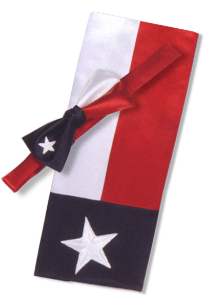 Red, White and Blue Star Cummerbund and Tie Set 