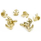 Anchors AweighCufflink and Stud Set