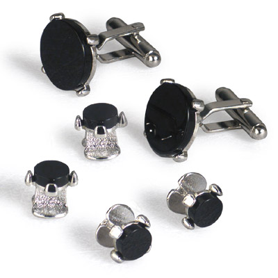 Loft Black Onyx Cufflinks and Studs