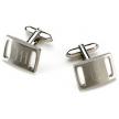 Marlon Brushed Silver Cufflinks