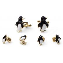Penguin Cufflink and Stud Set