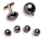 Silver Security Cufflinks and Studs